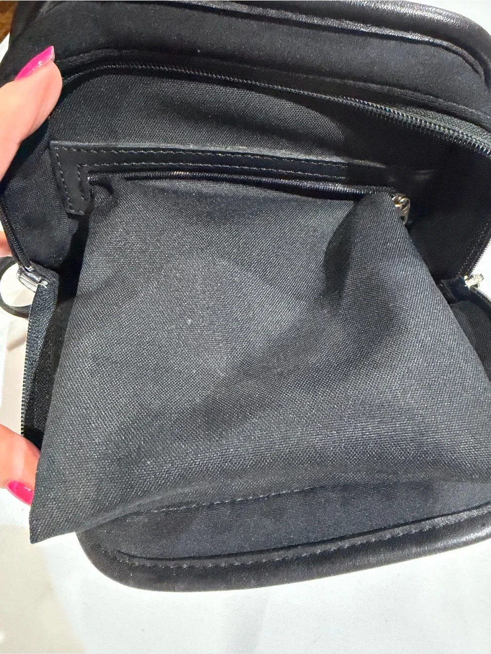 Coach Vintage Black Nylon Compact Backpack 6215
